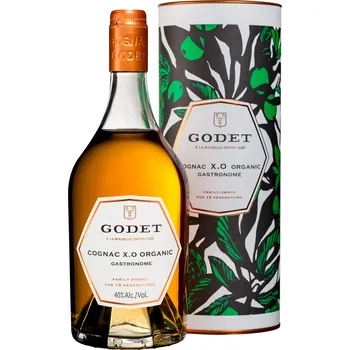 Brandy Godet GASTRONOME ORGANIC (0,7l) v dárkové krabičce