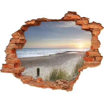 Fototapeta Nálepka fototapeta 3D Západ slunce a duny