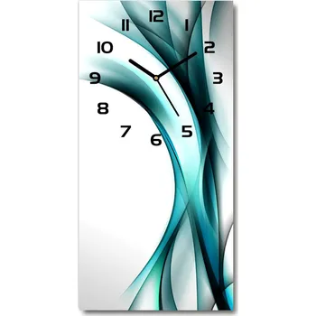 Hodiny Nástěnné hodiny tiché Abstrakce vlny