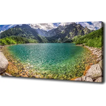 Obraz Foto obraz na plátně Jezero v horách
