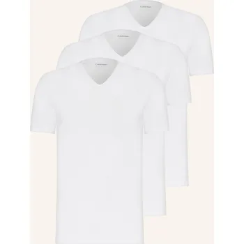 Pánské tričko Calvin Klein Pánské Tričko S Výstřihem Do V Cotton Stretch...