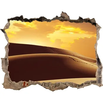 Fototapeta Nálepka fototapeta 3D výhled Velbloud Sahara