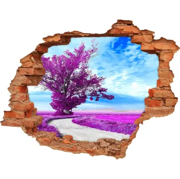 Fototapeta Samolepící díra nálepka Strom a stezka