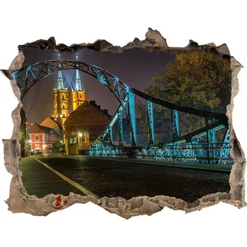 Fototapeta Fototapeta díra na zeď 3D Most zamilovancýh