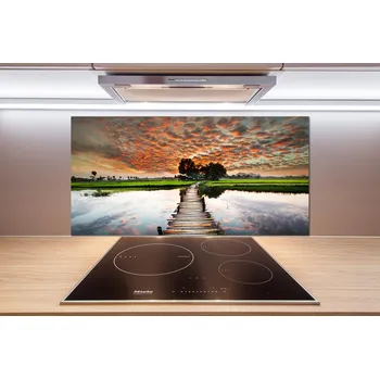 Obklad Panel do kuchyně Dřevěný most