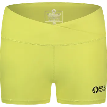 Dámské kalhoty Dámské fitness šortky NORDBLANC NBSPL8038 ŽLUTÁ 42