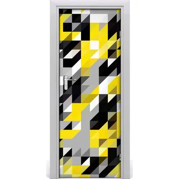 Fototapeta Samolepící fototapeta na dveře Geoletrické pozadí 75x205 cm