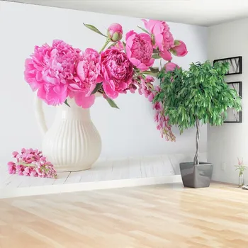 Fototapeta Fototapeta Růžové pivoňky 104x70