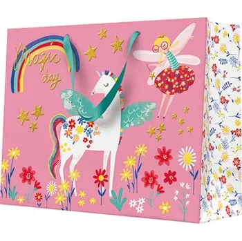 Dárková taška Dárková taška FAIRY UNICORN 33,5x26,5 cm