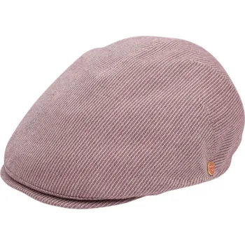 Čepice Pánská letní bordo lněná bekovka - Mayser - Sidney Como Velikost: 60 cm
