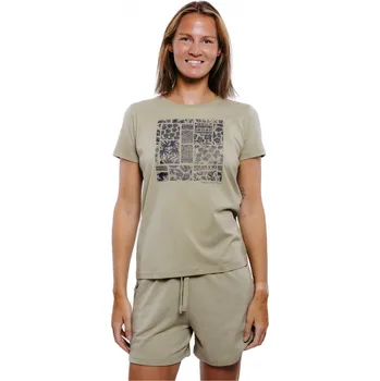 Dámské tričko Dámské triko s krátkým rukávem AUTHORITY-T-ETNO II W olive Zelená XXL