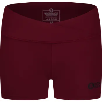 Dámské kalhoty Dámské fitness šortky NORDBLANC NBSPL8038 VÍNOVÁ 42