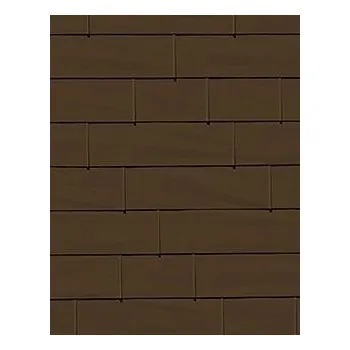 Střecha PREFA Střešní panel FX.12 Základní šablona 1400x420 hladká P.10 Tmavě hnědá