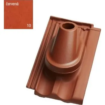 pálená krytina TONDACH Průchody střechou Renoton 11/Traditon 12 (HR11/FR1 Komplet anténní průchodka Červená engoba