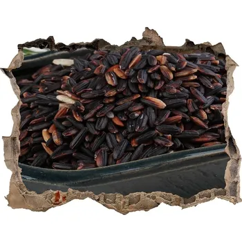 Fototapeta Nálepka 3D díra na zeď Divoká rýže v misce