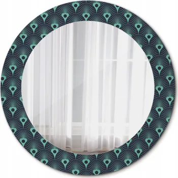 Zrcadlo Zrcadlo Závěsné do Koupelny Květinový Vzor 60cm