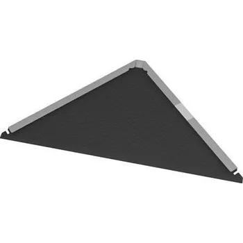 PREFA Falcovaná šablona 440x440 Okapová šablona Stucco P.10 Antracitová