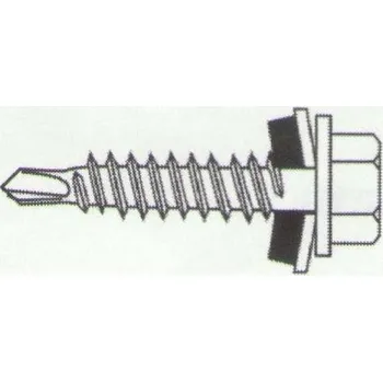 Vrut RUUKKI Spojovací vruty lakovaný Šroub spojovací 4,8x20 á 250ks RR887 Čokoládově hnědá