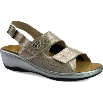 Dámská zdravotní obuv Sanofit DUAL N417 TNK béžová sandály dámské halluxové Velikost: 41