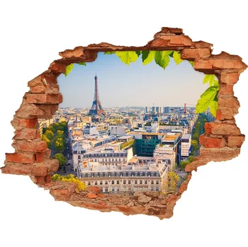 Fototapeta Fototapeta díra na zeď 3D nálepka Paříž