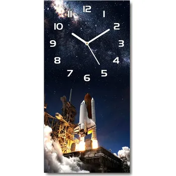 Hodiny Nástěnné hodiny Startující raketa