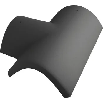 betonová krytina BETONPRES Hřebenáče OPTIMAL Rozdělovací T 235 ú +spoj.mat Břidlicově černá