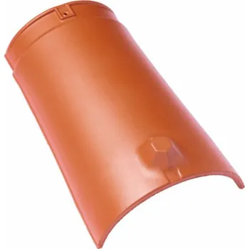 pálená krytina BRAMAC Hřebenáč kónický K SET Hřebenáč + příchytka Měděná engoba