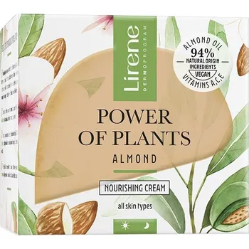 Pleťový krém Lirene Power of Plants ALMOND vyživující pleťový krém 50ml