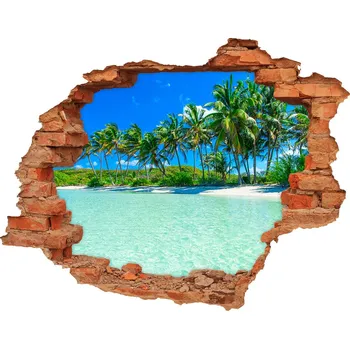Fototapeta Samolepící díra na stěnu Tropická pláž
