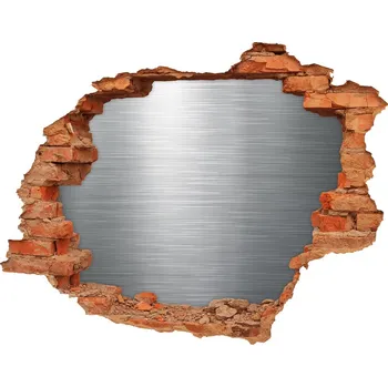 Fototapeta Díra 3D fototapeta nálepka Kovové pozadí