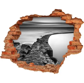 Fototapeta Nálepka fototapeta 3D výhled Kamenná pláž