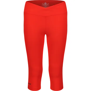 Dámské kalhoty Dámské 3/4 fitness legíny NORDBLANC NBSPL8037 ORANŽOVÝ INKOUST 40