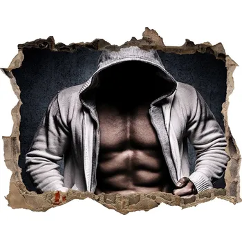 Fototapeta Samolepící díra na stěnu Svaly