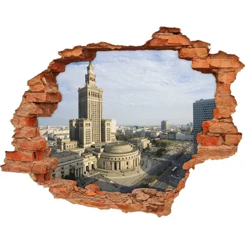 Fototapeta Fototapeta díra na zeď 3D Palác Kultury