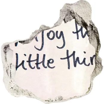 Fototapeta Fototapeta díra na zeď Malé věcí