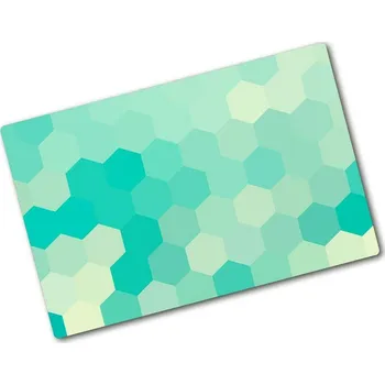 Kuchyňské prkénko Kuchyňská deska velká skleněná Geometrické pozadí