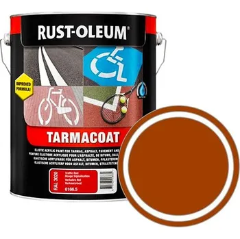barva na zeď Rust-Oleum Tarmacoat pro vodorovné značení, 5 l, oranžová