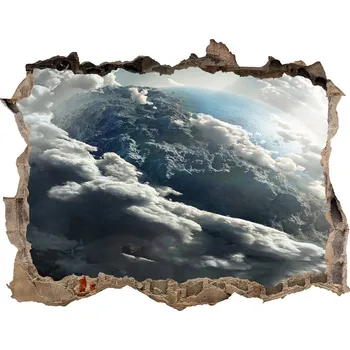 Fototapeta Foto fotografie díra na zeď Země