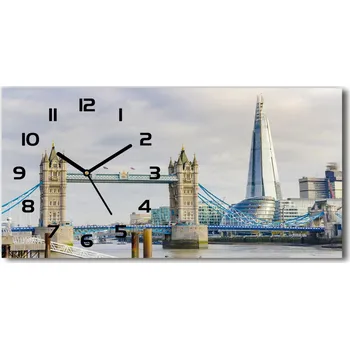 Hodiny Skleněné hodiny na stěnu tiché Temže Londýn