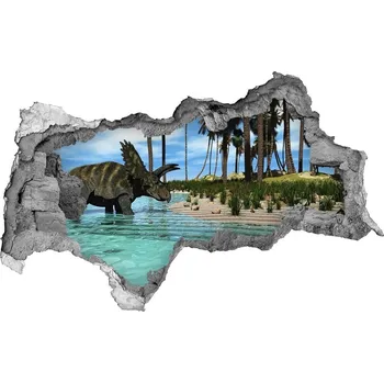 Fototapeta Díra 3D fototapeta na stěnu Dinozaury