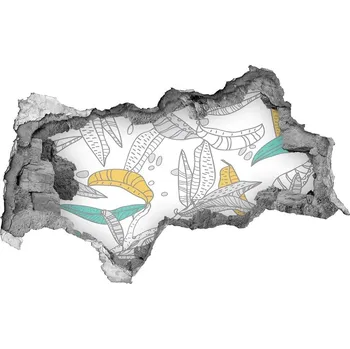 Fototapeta Fotoobraz díra na stěnu Barevné listí