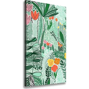Obraz Vertikální Foto obraz na plátně Tropické květiny