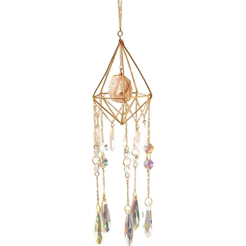 Vánoční dekorace Feng Shui Harmony Pozlacené světlo křišťálu