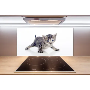 Obklad Skleněný panel do kuchynské linky Malá kočka