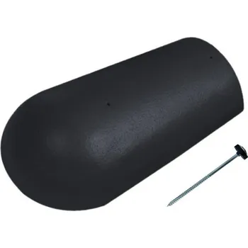 Střecha BRAMAC Hřebenáč EU Koncový hřebenáč s vrutem Břidlicově černá