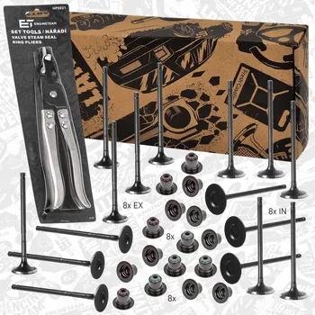 Ventil motoru Sada ventilů, sací/výfukový ventil ET ENGINETEAM VS0012VR1