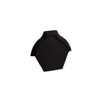 Střešní krytina TONDACH Hřebenáč JIRČANY a STODO UH vrchní č. 2 (š. 21 cm) Černá Amadeus Glazura