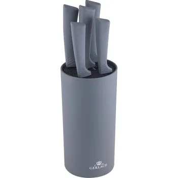 Kuchyňský nůž Nože GERLACH SMART GREY sada 5 nožů ve stojanu
