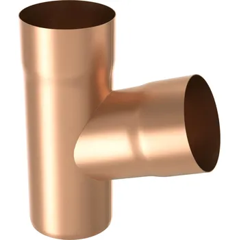 okap OKAPY Měděné svody 100 mm Odpadová odbočka 72° 100/80