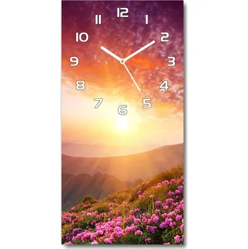 Hodiny Nástěnné hodiny tiché Jaro v horách